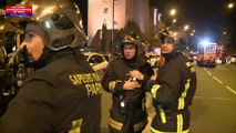 Attaques à Paris : images des opérations de secours des pompiers