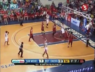 BRGY. GINEBRA VS SAN MIGUEL NOVEMBER 15 2015 1ST QUARTER