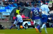 Diego Rico Gets Injured ZARAGOZA 0-2 VALLADOID Segunda Division 15.11.2015 HD