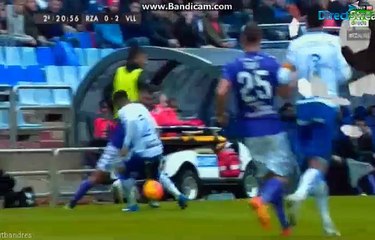 Diego Rico Gets Injured ZARAGOZA 0-2 VALLADOID Segunda Division 15.11.2015 HD