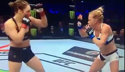 Ronda getting the taste of her own medicine