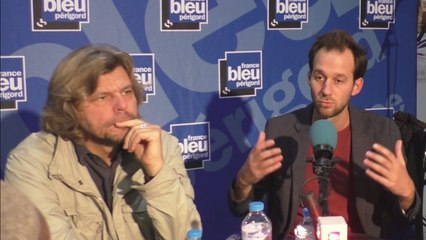 l'équipe du film "le goût des merveilles" au festival du film de Sarlat