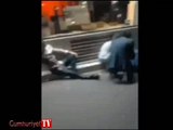 Fransa sokaklarında dehşet anları