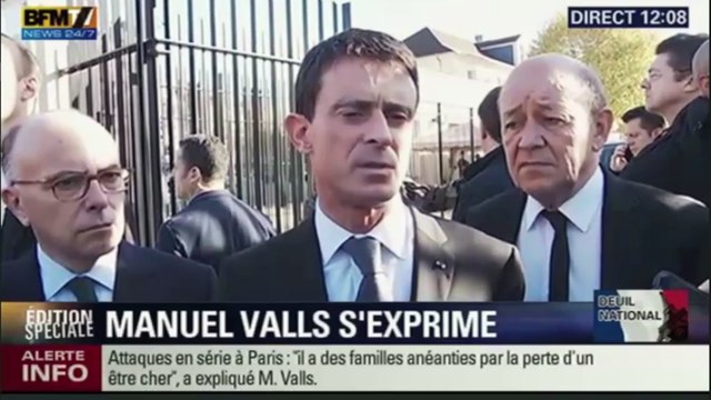 Valls: Tous les services de l'État sont mobilisés pour aider les familles des victimes