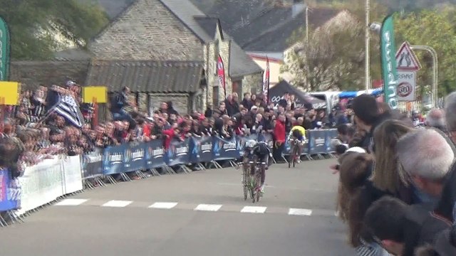 Coupe de France de cyclo-cross 2015 : Le sprint pour la 3e place des Juniors à Quelneuc
