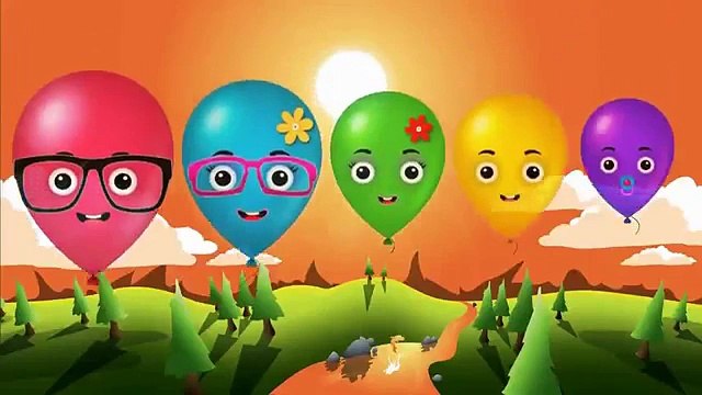 Balloons 2D Finger Family - Nursery Rhymes Lyrics , Animated cartoon watch online free 2016