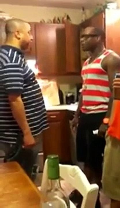 Guy Gets the Snot Knocked Out of Him