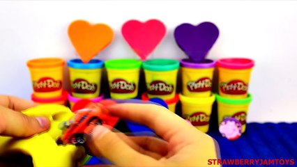 Happy Valentine's Day! Play Doh Hearts Thomas and Friends Peppa Pig Cars 2 Kinder Surprise Eggs