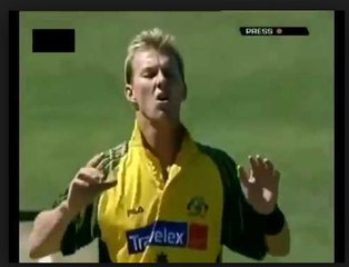 BRETT LEE FASTEST OVER SEEN IN CRICKET IN 2005