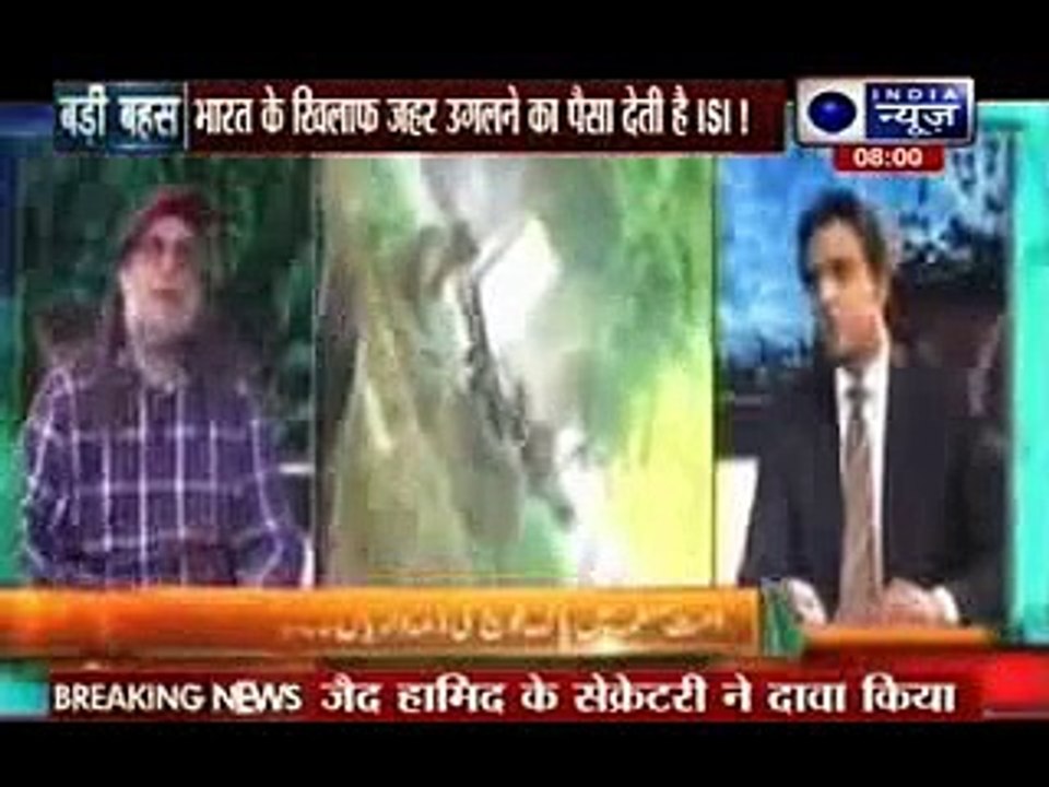 Indians are afraid of Zaid Hamid after Hafiz Saeed