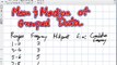 Mean and Median of Grouped Data Grade 12 Data Management Lesson 2 5 6 8 13) - Playit