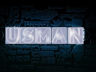 Usman Saeed - Name Animation in C4D