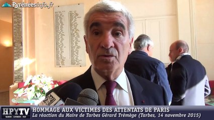 [ATTENTATS A PARIS] La réaction du Maire de Tarbes (14 novembre 2015)