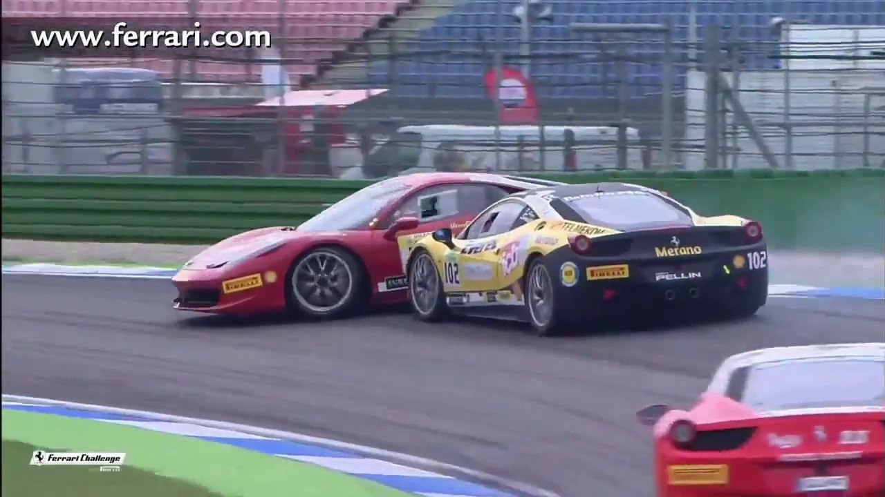 Ferrari Challenge Crashes 2013