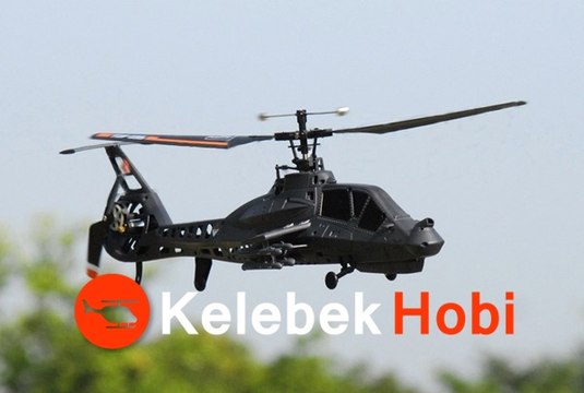 Askeri Helikopter! Uzaktan kumandalı, Tek Rotorlu, 4 Kanallı, Uçuşa Hazır Kapalı Kasa, Rtf Maket Model Helikopter