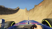 GTA 5 FASTEST CAR IN GTA REDBULL F1 Gameplay & Formula One Car Stunts! (GTA 5 Mods Showcas