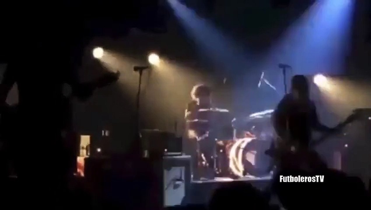 Exact moment of terrorist attack inside Bataclan Concert Hall - attack in Paris Bomb Explosion