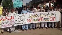 PGOJ Protest in Ghotki Sindh after attack on Kashif Bashir Khan in Lahore
