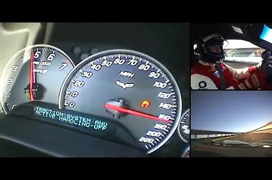 ZR1 Goes 200+ MPH! 2009 Corvette ZR1 Top Speed Run