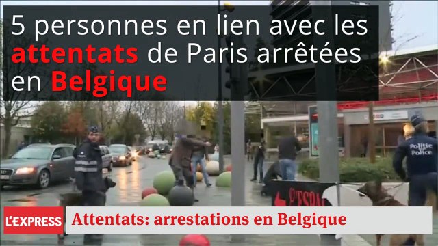 Attentats: arrestations en Belgique