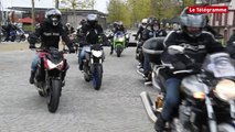 Vannes. Une soixantaine de motos roulent pour la paix