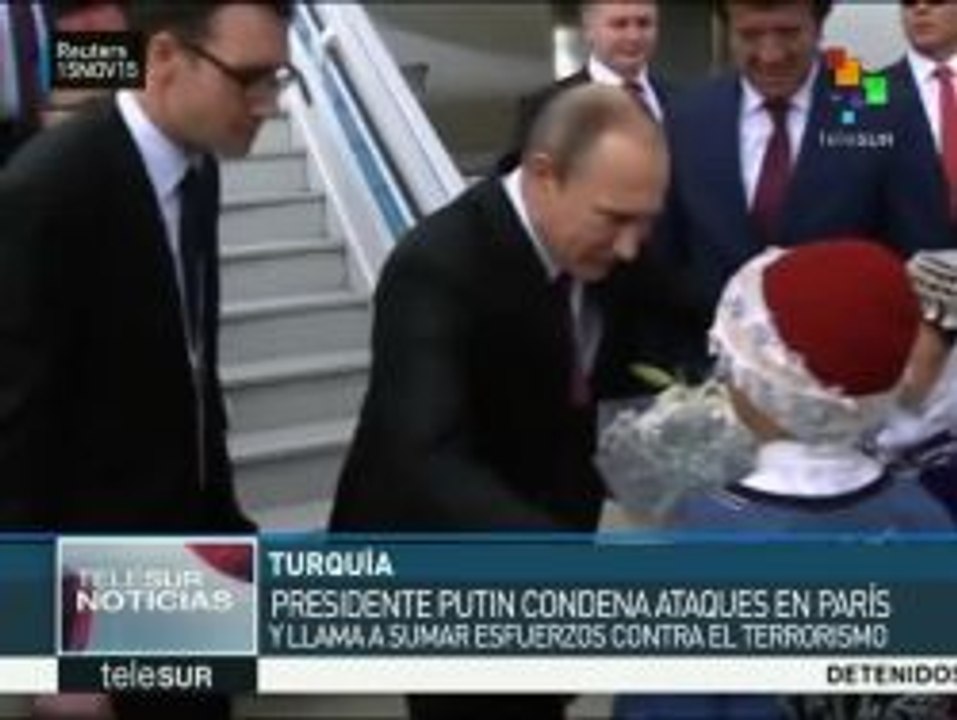 Putin se pronuncia por unificar esfuerzos para abatir el terrorismo