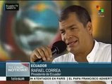 Confirma Correa participación en reunión de países de la OPEP
