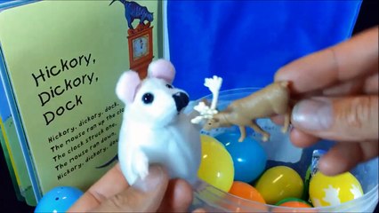 Hickory Dickory Dock |  Nursery Rhymes | Surprise eggs toys | Canción infantil | Kinderreim