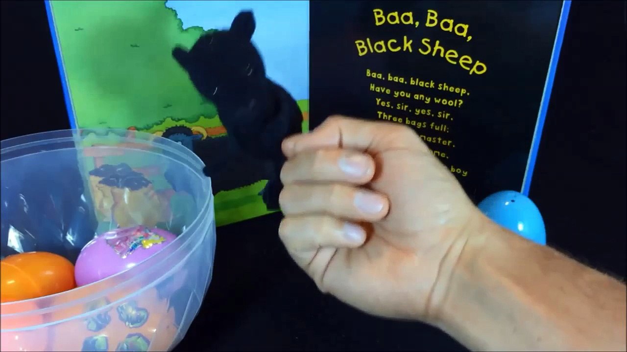 Baa Baa Black Sheep |  Nursery Rhymes with toys and surprise egg chansons pour enfants en anglais