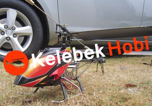 Metal Gövdeli, Büyük, Uçuşa Hazır, Elektrikli, Rc Uzaktan Kumandalı, Model Maket Helikopter
