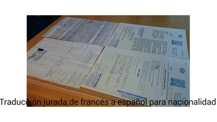 Traducción jurada francés certificado de nacimiento, traducción jurada francés certificado de antecedentes penales,
