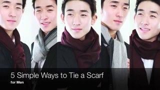 How to Tie Scarf for Men (winter Fashion)