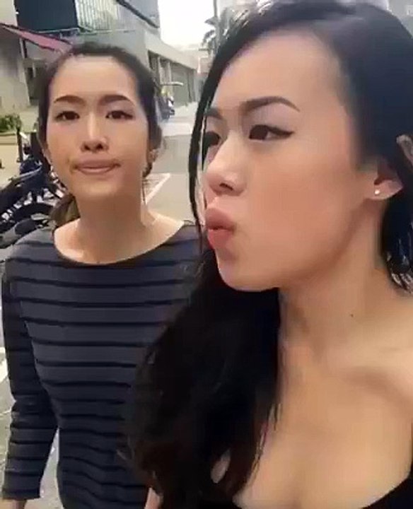 How asian went for a walk
