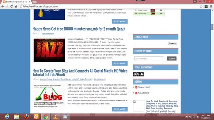 How to Create blog & Add into google search