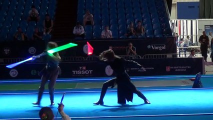 Star Wars duel on Fencing Senior World Championships Moscow 2015