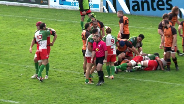Les trois essais de la victoire du Stade nantais