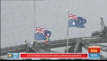 Sydney hisse le drapeau français sur le Sydney Harbour Bridge