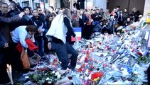 Imam Chalghoumi and Jewish writer Halter lay flowers for Paris terror attacks victims