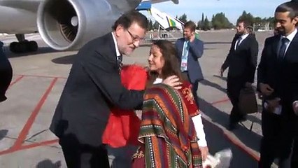 Spanish PM Mariano Rajoy in Turkey's Adana