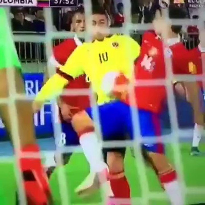 James Rodriguez hit the Wrong Balls.