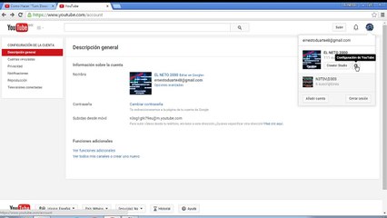 COMMO CAMBIAR LA CONTRASEÑA DE YOUTUBE Y COMO SUBIR UN VIDEOS A YOUTUBE DESDE TU MOVIL