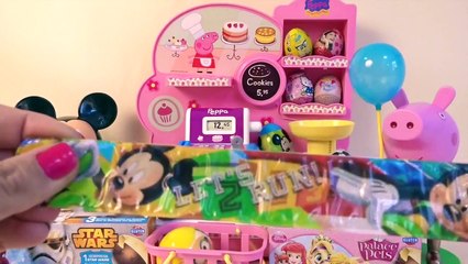37 Huevos Sorpresa de Peppa Pig Mickey Mouse Bob Esponja Frozen Princesas Kinder