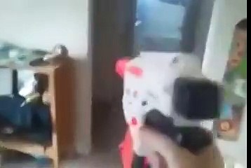 Папа геймер будит сына