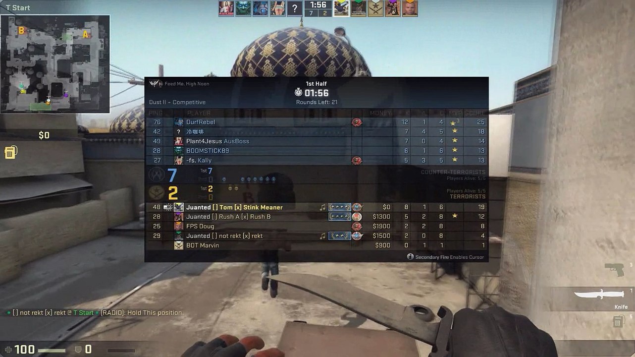 Awp Ace Ruined by Kobe - Ranked AK attempt 4v5 (POV)