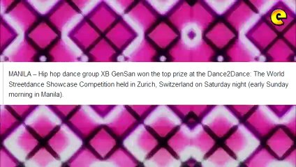 XB GenSan Wins Dance Contest In Switzerland