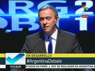 Inicia el debate entre aspirantes a la presidencia de Argentina
