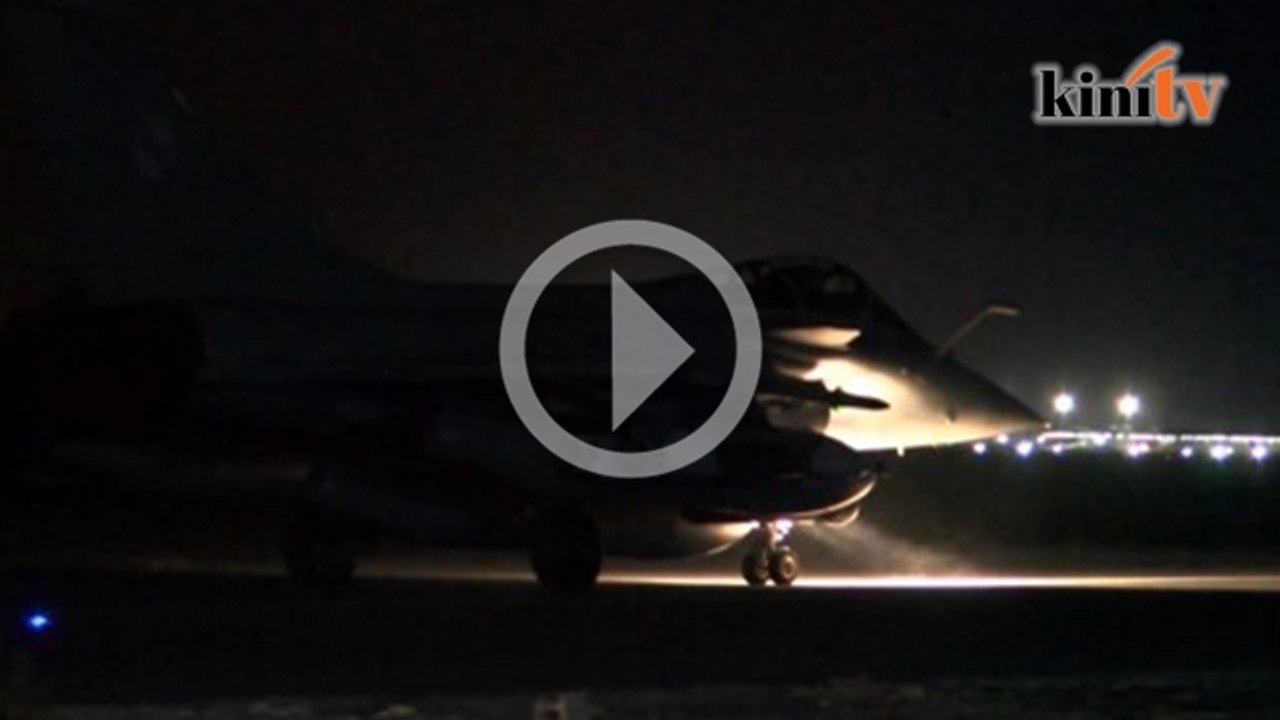 Serangan balas, Perancis bedil IS di Syria