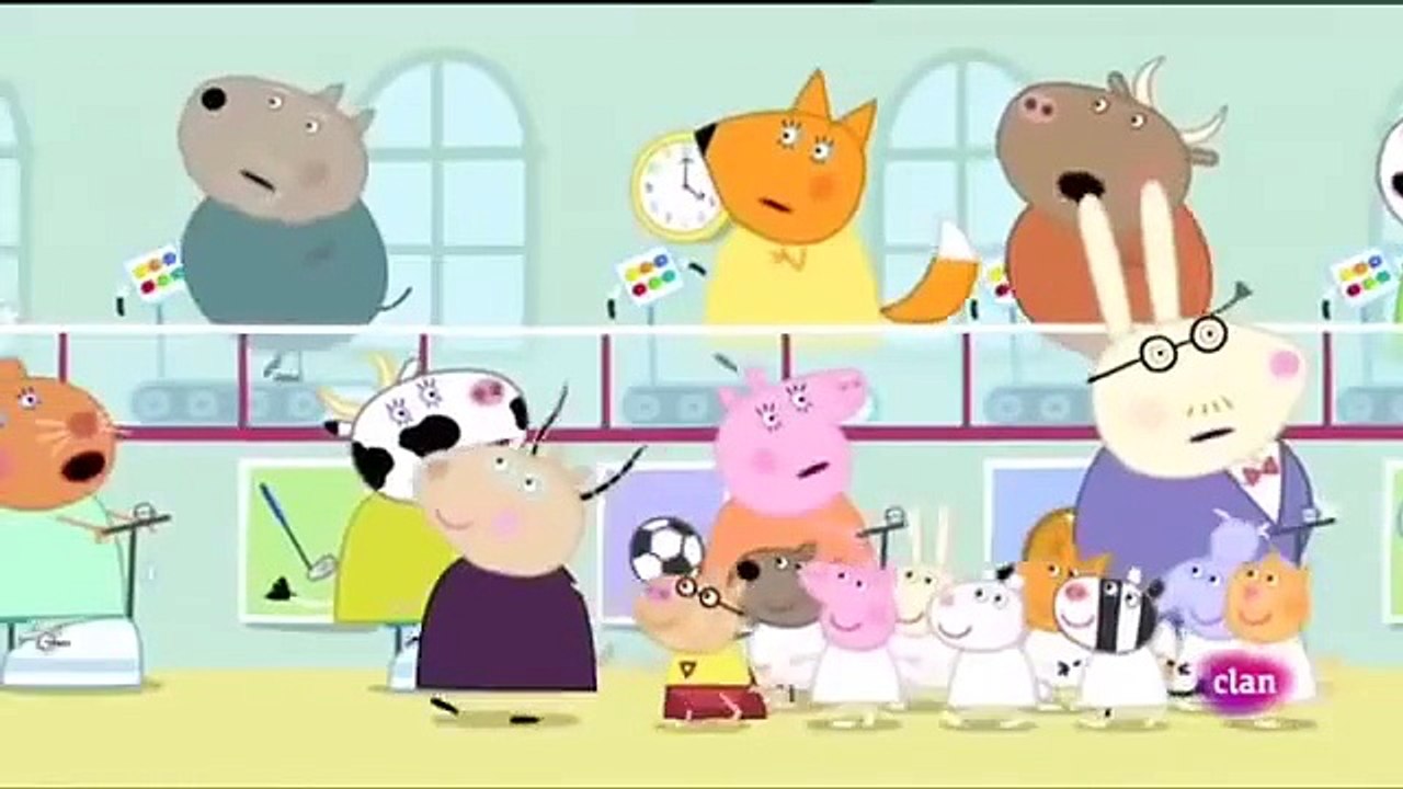 Peppa pig Castellano Temporada 3x45 Clase de gimnasia