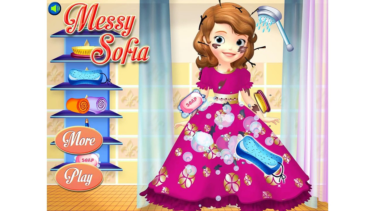 Messy Sofia — Disney Sofia The First Game — for kids — kids games — games for kids — video
