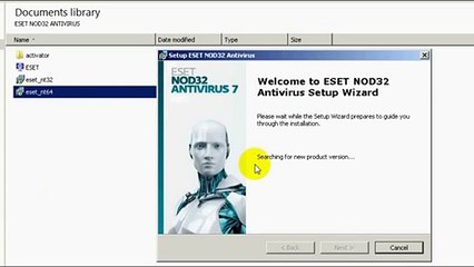 Tutorial Install Anti Virus ESET NOD32